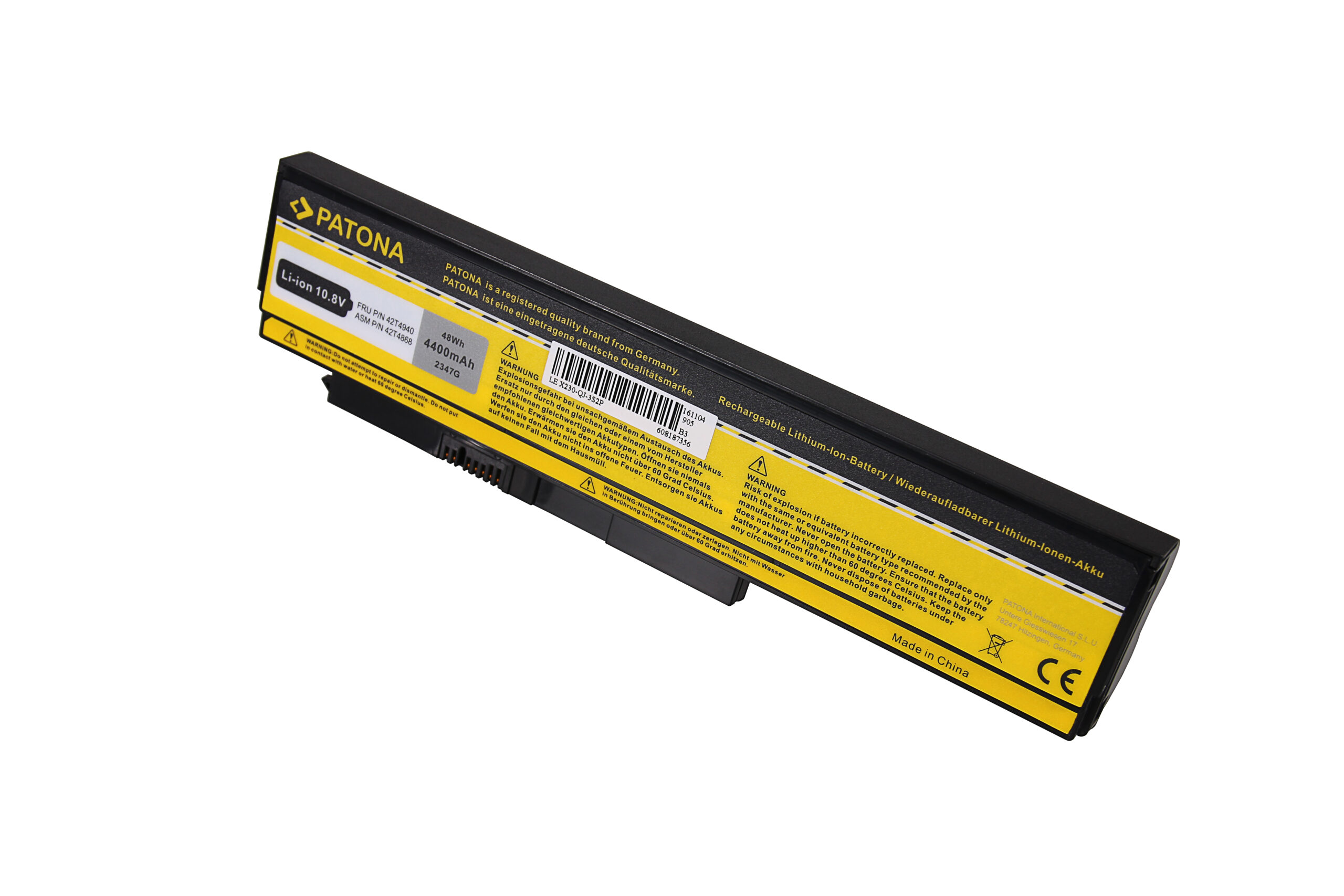 Baterija za Lenovo Thinkpad X230 / X230i, 4400 mAh - slika 4