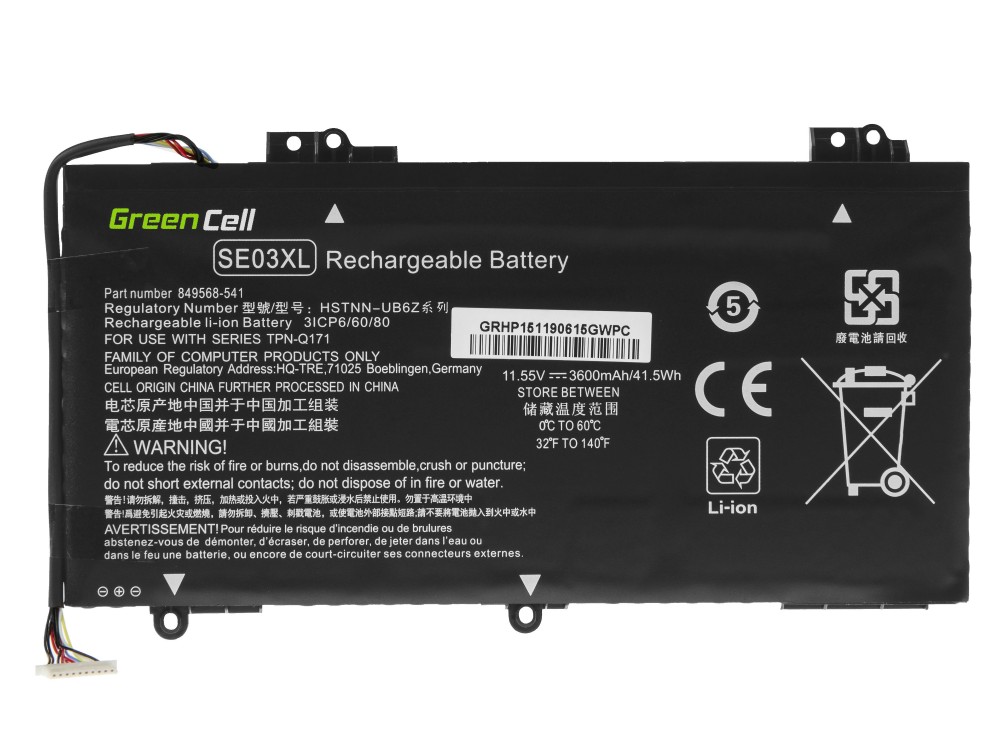 Baterija za HP Pavilion 14-AL / 14-AV, SE03XL, 3400 mAh - slika 4