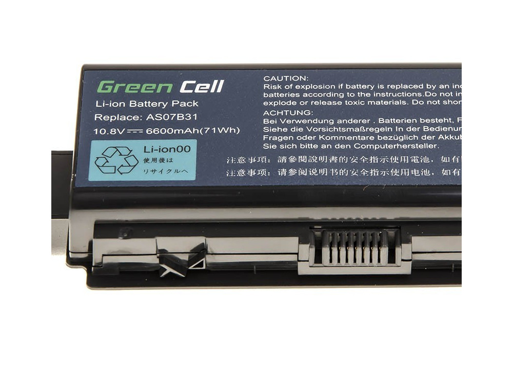 Baterija za Acer Aspire 5200 / 5300 / 5500, 11.1 V, 6600 mAh - slika 4