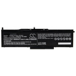 <br><b>Opis:</b><br><ul><li>Nadomestna baterija je izdelana po zasnovi in tehnologiji nemškega proizvajalca VHBW, kar zagotavlja odlično kvaliteto<br></li><li>Najsodobnejša tehnologija omogoča veliko ciklov polnjenja in praznjenja<br></li><li>Li-Polymer celice so prijazne okolju, obenem pa zagotavljajo delovanje brez spominskega učinka<br></li><li>Termično stikalo ščiti baterijske celice pred pregrevanjem, prenapolnitvijo in kratkim stikom<br></li><li>Visoka kapaciteta baterije, podaljšan čas delovanja pri mirovanju naprave, zelo počasno samopraznjenje<br></li><li>100% kompatibilnost z originalno baterijo</li><li>Baterijo polnimo z originalnim ali nadomestnim polnilcem</li><li>Certifikati CE in ROHS</li></ul><br><br><p><b>Originalne oznake:</b></p><ul><li>NY5PG</li><li>VG93N</li><li>WFWKK</li></ul><br><p><b>Primerno za:</b></p><p>Dell:</p><br><br><ul><li>Latitude 5580, Latitude 5591</li><li>Precision 15 3520, Precision 3520, Precision 3530<br></li></ul><br><b>Lastnosti:</b><ul><li>Proizvajalec: VHBW</li><li>Barva: črna</li><li>Vrsta: Li-Polymer</li><li>Napetost: 11,4 V</li><li>Kapaciteta: 7.500 mAh (85,50 Wh)</li><li>Število celic: 3</li></ul><br>