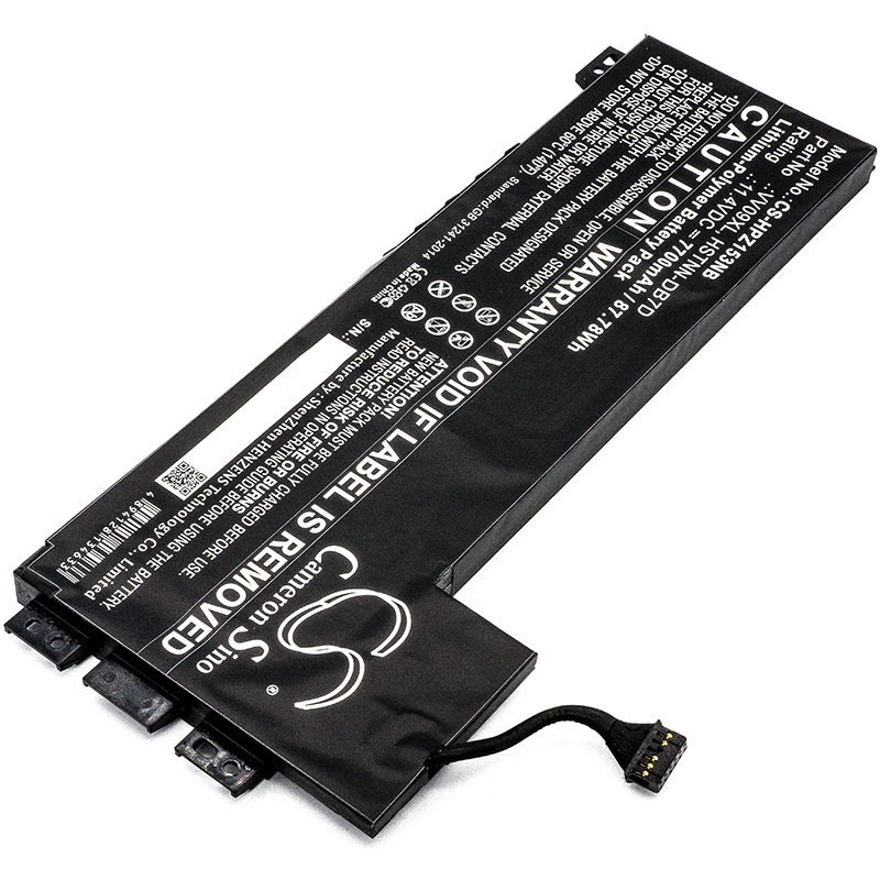 Baterija za HP ZBook 15 G3 / 15 G4, VV09XL, 7700 mAh - slika 5