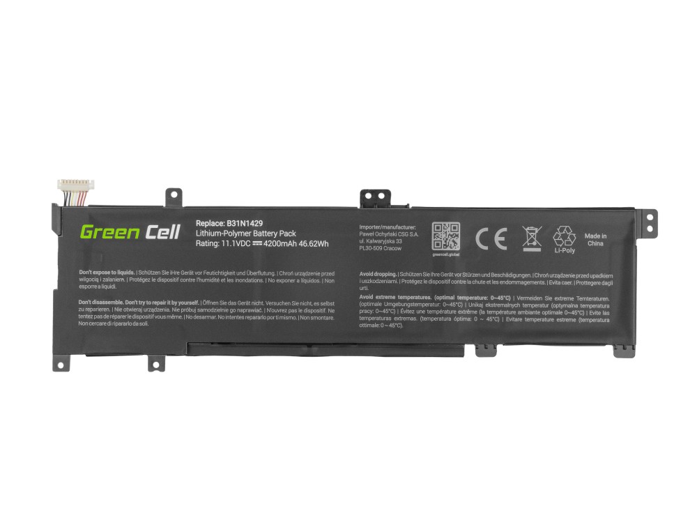 Baterija za Asus VivoBook A501 / K501, B31N1429, 3400 mAh - slika 5