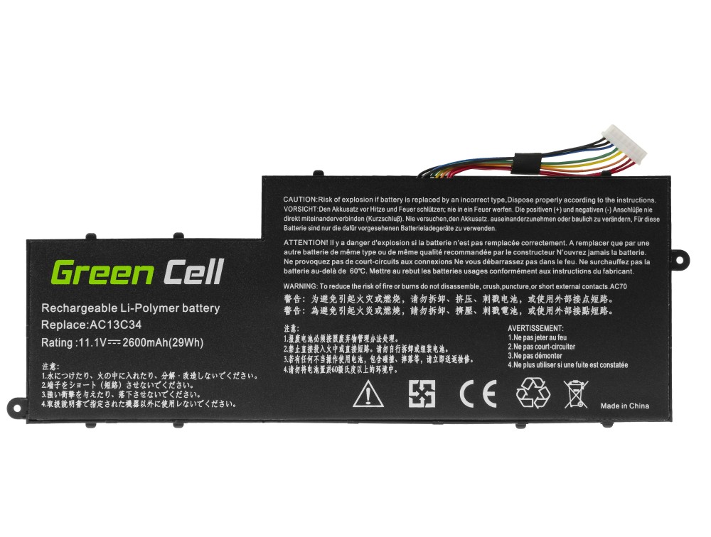 Baterija za Acer Aspire E3-111 / E3-112 / V5-122P, 2600 mAh - slika 5