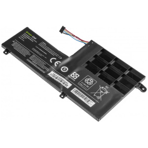 <b>Opis:</b><br><ul><li>Nadomestna baterija je izdelana po zasnovi in tehnologiji proizvajalca Green Cell, kar zagotavlja odlično kvaliteto<br></li><li>Najsodobnejša tehnologija omogoča veliko ciklov polnjenja in praznjenja<br></li><li>Li-Polymer celice so prijazne okolju, obenem pa zagotavljajo delovanje brez spominskega učinka<br></li><li>Termično stikalo ščiti baterijske celice pred pregrevanjem, prenapolnitvijo in kratkim stikom<br></li><li>Visoka kapaciteta baterije, podaljšan čas delovanja pri mirovanju naprave, zelo počasno samopraznjenje<br></li><li>100% kompatibilnost z originalno baterijo</li><li>Baterijo polnimo z originalnim ali nadomestnim polnilcem</li><li>Certifikati CE in ROHS</li></ul><br><br><p><b>Originalne oznake:</b><br></p><ul><li>L14M2P21</li><li>L14L2P21<br></li><li>5B10G78610</li><li>5B10G78612</li><li>5B10J40591</li></ul><br><p><b>Primerno za:</b></p><p>Lenovo:</p><ul><li>Yoga 500, Yoga 500-14IHW80N5, Yoga 500-14ISK, Yoga 500-14SK, Yoga 500-15IBD, Yoga 500-15ISK</li><li>Ideapad 510S-14, Ideapad 510S-14ISK</li><li>S41, S41-35, S41-70, S41-70AM, S41-70-ISE, S41-70-ITH, S41-70AM-IFI, S41-75</li><li>U41-70<br></li></ul><br><b>Lastnosti:</b><ul><li>Proizvajalec: Green Cell</li><li>Barva: črna</li><li>Vrsta: Li-Polymer</li><li>Napetost: 7,4 V</li><li>Kapaciteta: 3.500 mAh (26 Wh)</li></ul><br>