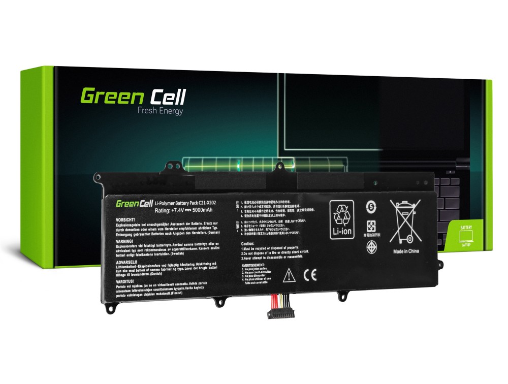 Baterija za Asus VivoBook S200 / X202, C22X202, 4500 mAh - slika 6