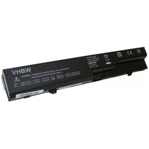 <p><b>Opomba:</b><br></p><ul><li><b>Ta baterija ima večjo kapaciteto od originalne baterije in se njene dimenzije zato lahko nekoliko razlikujejo od originalnih. Običajno baterija štrli iz prenosnika za kakšen centimeter na spodnji ali zadnji strani prenosnika. Če vas zanimajo točne dimenzije baterije, vas prosimo, da nas pred nakupom kontaktirate.</b></li></ul><br><b>Opis:</b><br><ul><li>Nadomestna baterija je izdelana po zasnovi in tehnologiji nemškega proizvajalca VHBW, kar zagotavlja odlično kvaliteto<br></li><li>Najsodobnejša tehnologija omogoča veliko ciklov polnjenja in praznjenja<br></li><li>Li-Ion celice so prijazne okolju, obenem pa zagotavljajo delovanje brez spominskega učinka<br></li><li>Termično stikalo ščiti baterijske celice pred pregrevanjem, prenapolnitvijo in kratkim stikom<br></li><li>Visoka kapaciteta baterije, podaljšan čas delovanja pri mirovanju naprave, zelo počasno samopraznjenje<br></li><li>100% kompatibilnost z originalno baterijo</li><li>Baterijo polnimo z originalnim ali nadomestnim polnilcem</li><li>Certifikati CE in ROHS</li></ul><br><br><p><b>Originalne oznake:</b><br></p><ul><li>587706-121<br></li><li>587706-131</li><li>587706-221</li><li>587706-241</li><li>587706-251</li><li>587706-421</li><li>587706-541</li><li>587706-741</li><li>587706-751</li><li>587706-761</li><li>587706-761</li><li>592909-221</li><li>592909-241</li><li>592909-421</li><li>592909-721</li><li>592909-741</li><li>593572-001</li><li>593572-141<br></li><li>593573-001</li><li>BE350AA</li><li>BQ350AA</li><li>BQ350AA#ABA</li><li>BQ350AA#AC3</li><li>HSTNN-CB1A</li><li>HSTNN-CB1B</li><li>HSTNN-DB1A</li><li>HSTNN-DB1B</li><li>HSTNN-I85C</li><li>HSTNN-I85C-3</li><li>HSTNN-I85C-4</li><li>HSTNN-I85C-4</li><li>HSTNN-I85C-5</li><li>HSTNN-I86C</li><li>HSTNN-I86C-3</li><li>HSTNN-I86C-4</li><li>HSTNN-I86C-5</li><li>HSTNN-IB1A</li><li>HSTNN-LB1A</li><li>HSTNN-LB1B</li><li>HSTNN-Q78C</li><li>HSTNN-Q78C-3</li><li>HSTNN-Q78C-4</li><li>HSTNN-Q81C</li><li>HSTNN-Q81C-3</li><li>HSTNN-Q81C-4</li><li>HSTNN-UB1A</li><li>HSTNN-W79C</li><li>HSTNN-W79C-5</li><li>HSTNN-W79C-7</li><li>HSTNN-W80C</li><li>HSTNN-XB1A</li><li>HSTNN-XB1B</li><li>HSTNN-YB1A</li><li>PH06</li><li>PH06047</li><li>PH06047-CL</li><li>PH09</li><li>PH09093</li><li>PH09093-CL</li></ul><br><p><b>Primerno za:</b></p><p>HP:</p><ul><li>420, 421, 425, 620, 625, 4320T<br></li></ul><br><p>HP ProBook:</p><ul><li>4320, 4321, 4325, 4326, 4420, 4421, 4425, 4520, 4525, 4320S, 4321S, 4325S, 4326S, 4420S, 4421S, 4425S, 4520S, 4525S<br></li></ul><br><p>HP Compaq:</p><ul><li>320, 321, 325, 326, 420, 421, 620, 621<br></li></ul><br><b>Lastnosti:</b><ul><li>Proizvajalec: VHBW</li><li>Barva: črna</li><li>Vrsta: Li-Ion</li><li>Napetost: 10,8 V</li><li>Kapaciteta: 6.600 mAh (71 Wh)</li><li>Število celic: 9</li></ul><br>