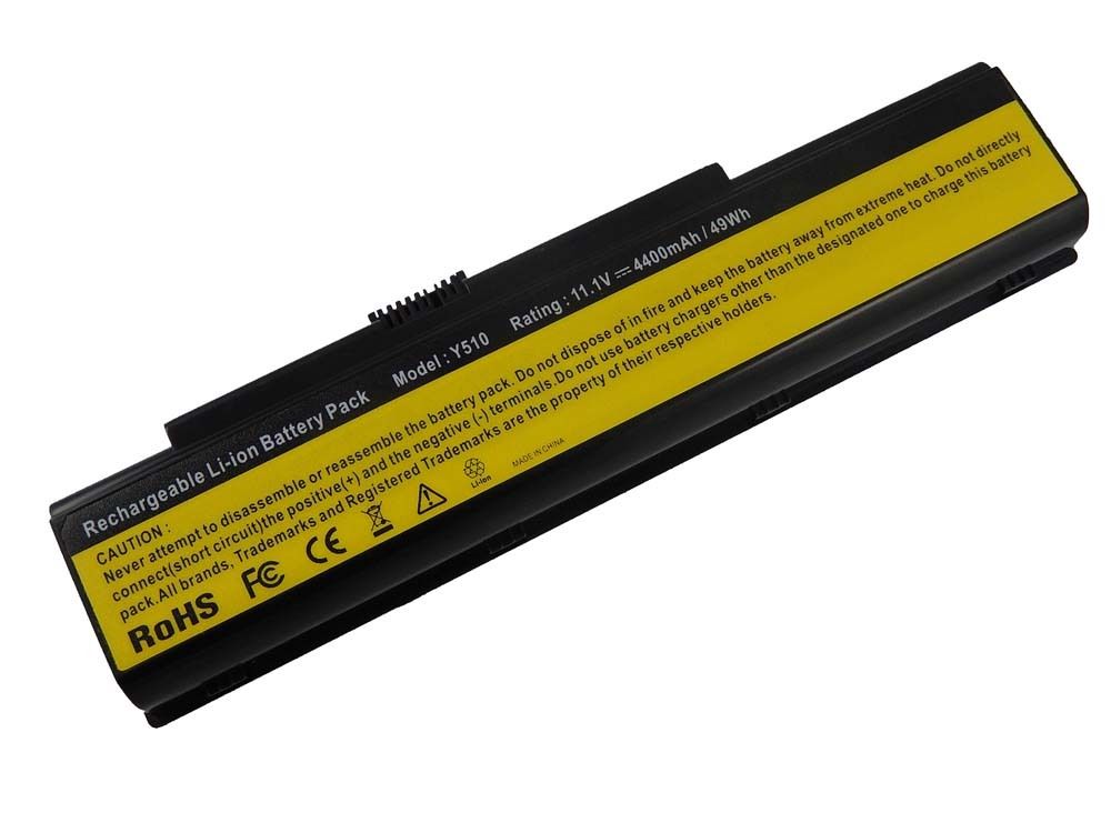 Opis:Nadomestna baterija je izdelana po zasnovi in tehnologiji nemškega proizvajalca VHBW, kar zagotavlja odlično kvalitetoNajsodobnejša tehnologija omogoča veliko ciklov polnjenja in praznjenjaLi-Ion celice so prijazne okolju, obenem pa zagotavljajo delovanje brez spominskega učinkaTermično stikalo ščiti baterijske celice pred pregrevanjem, prenapolnitvijo in kratkim stikomVisoka kapaciteta baterije, podaljšan čas delovanja pri mirovanju naprave, zelo počasno samopraznjenje100% kompatibilnost z originalno baterijoBaterijo polnimo z originalnim ali nadomestnim polnilcemCertifikati CE in ROHSOriginalne oznake:121000649121000659121TM030A121TS0A0A45J7706ASM 121000649FRU 121TS0A0APrimerno za:Lenovo:3000 Y500, 3000 Y500 7761, 3000 Y510, 3000 Y510 7758, 3000 Y510a, 3000 Y510a 15303, IdeaPad V550, IdeaPad Y510, IdeaPad Y510 7758, IdeaPad Y510A, IdeaPad Y510M, IdeaPad Y530, IdeaPad Y530 20009, IdeaPad Y530 4051, IdeaPad Y530A, IdeaPad Y710, IdeaPad Y710 4054, IdeaPad Y730, IdeaPad Y730 4053, IdeaPad Y730aLastnosti:Proizvajalec: VHBWBarva: črnaVrsta: Li-IonNapetost: 11,1 VKapaciteta: 4.400 mAhŠtevilo celic: 6