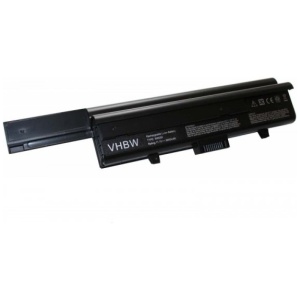<br><br><div><b>Opomba:</b></div><div><b><br></b></div><b><ul><li>Ta baterija ima večjo kapaciteto od originalne baterije in se njene dimenzije zato lahko nekoliko razlikujejo od originalnih. Običajno baterija štrli iz prenosnika za kakšen centimeter na spodnji ali zadnji strani prenosnika. Če vas zanimajo točne dimenzije baterije, vas prosimo, da nas pred nakupom kontaktirate.<br></li></ul><br></b><p><b>Opis:</b><br></p><ul><li>Nadomestna baterija je izdelana po zasnovi in tehnologiji nemškega proizvajalca VHBW, kar zagotavlja odlično kvaliteto<br></li><li>Najsodobnejša tehnologija omogoča veliko ciklov polnjenja in praznjenja<br></li><li>Li-Ion celice so prijazne okolju, obenem pa zagotavljajo delovanje brez spominskega učinka<br></li><li>Termično stikalo ščiti baterijske celice pred pregrevanjem, prenapolnitvijo in kratkim stikom<br></li><li>Visoka kapaciteta baterije, podaljšan čas delovanja pri mirovanju naprave, zelo počasno samopraznjenje<br></li><li>100% kompatibilnost z originalno baterijo</li><li>Baterijo polnimo z originalnim ali nadomestnim polnilcem</li><li>Certifikati CE in ROHS</li></ul><br><br><p><b>Originalne oznake:</b></p><ul><li>312-0566<br></li><li>312-0567</li><li>312-0739</li><li>451-10473</li><li>451-10474</li><li>0CR036</li><li>0DU128</li><li>0FW301</li><li>0FW302</li><li>0HX198</li><li>0JN039</li><li>0JY316</li><li>0KP405</li><li>0NT340</li><li>0NT349</li><li>0NX511</li><li>0PU556</li><li>0PU559</li><li>0PU563</li><li>0TT344</li><li>0TT483</li><li>0TT485</li><li>0TX826</li><li>0UM225</li><li>0UM226</li><li>0UM230</li><li>0WR047</li><li>0WR050</li><li>0WR053</li><li>CR036</li><li>CRO36</li><li>DU128</li><li>FW301</li><li>FW302</li><li>HX198</li><li>JN039</li><li>JNO39</li><li>JY316</li><li>KP405</li><li>NT340</li><li>NT349</li><li>NX511</li><li>PP25L</li><li>PU556</li><li>PU559</li><li>PU563</li><li>TT344</li><li>TT483</li><li>TT485</li><li>TX826</li><li>UM225</li><li>UM226</li><li>UM230</li><li>WR047</li><li>WR050</li><li>WR053</li><li>WRO47</li><li>WRO50</li><li>WRO53</li></ul><br><p><b>Primerno za:</b></p><p>Dell Inspiron:</p><br><br><ul><li>1318, PP25L<br></li></ul><br>Dell XPS:<br><ul><li>M1330, M1330H, M1350, PP25L</li></ul><br><br><b>Lastnosti:</b><ul><li>Proizvajalec: VHBW</li><li>Barva: črna</li><li>Vrsta: Li-Ion</li><li>Napetost: 11,1 V</li><li>Kapaciteta: 6.600 mAh (73,26 Wh)</li><li>Število celic: 9</li></ul><br>