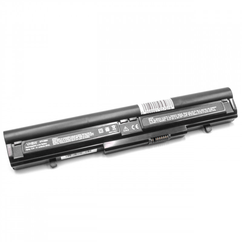 Opis:Nadomestna baterija je izdelana po zasnovi in tehnologiji nemškega proizvajalca VHBW, kar zagotavlja odlično kvalitetoNajsodobnejša tehnologija omogoča veliko ciklov polnjenja in praznjenjaLi-Ion celice so prijazne okolju, obenem pa zagotavljajo delovanje brez spominskega učinkaTermično stikalo ščiti baterijske celice pred pregrevanjem, prenapolnitvijo in kratkim stikomVisoka kapaciteta baterije, podaljšan čas delovanja pri mirovanju naprave, zelo počasno samopraznjenje100% kompatibilnost z originalno baterijoBaterijo polnimo z originalnim ali nadomestnim polnilcemCertifikati CE in ROHSOriginalne oznake:4002287940031365400313664003186340031866400328794ICR19/65-2BTP-D8BMBTP-D9BMBTP-DABMBTP-DBBMBTP-DCBMBTP-DDBMBTP-DEBMBTP-DFBMBTP-DZBMM10B1Primerno za:Medion: MD97404, MD97545, MD97546, MD97493, MD97557, MD97724, MD97671, MD97829, MD97553, MD97873, MD97885, MD97941, MD97969, MD97971, MD97972, MD97993, MD97994, MD98009, MD98071, MD98250, MD98330, MD98390, MD98510, MD98560, MD98730, MD98760Akoya E6213, Akoya E6214, Akoya E6220, Akoya E6224, Akoya E6226, Akoya P6222, Akoya P6624, Akoya P6626, Akoya P6630, Akoya P6631, Akoya P6632, Akoya P6812Erazer X6815Lastnosti:Proizvajalec: VHBWBarva: črnaVrsta: Li-IonNapetost: 14,8 VKapaciteta: 4.400 mAh (65 Wh)Število celic: 8