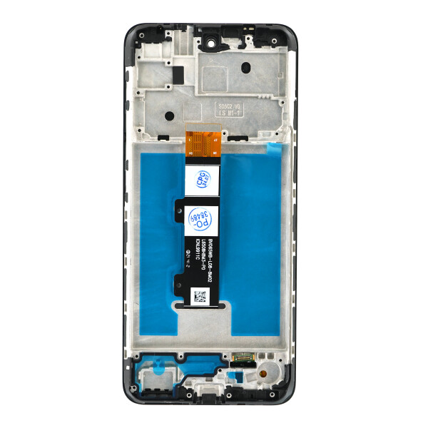 Steklo in LCD zaslon za Motorola Moto E30, originalno (OEM), črno - slika 2