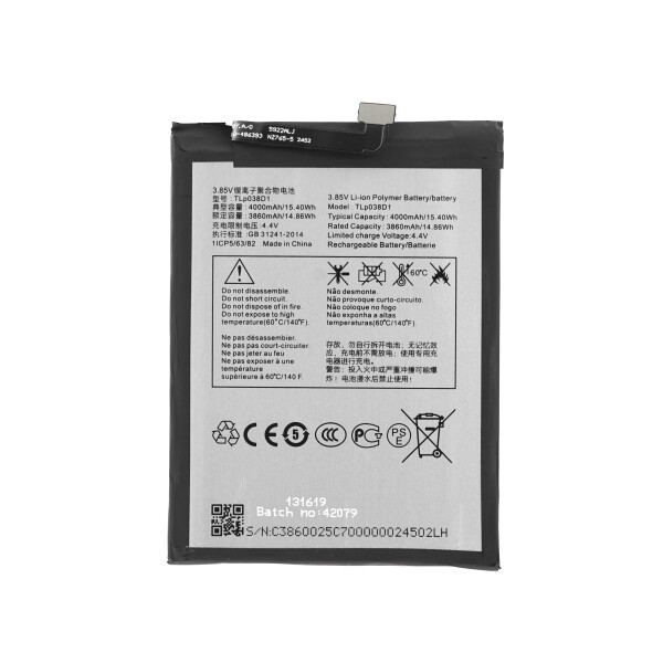 Baterija za TCL 10 SE / 10L, 4000 mAh - slika 2