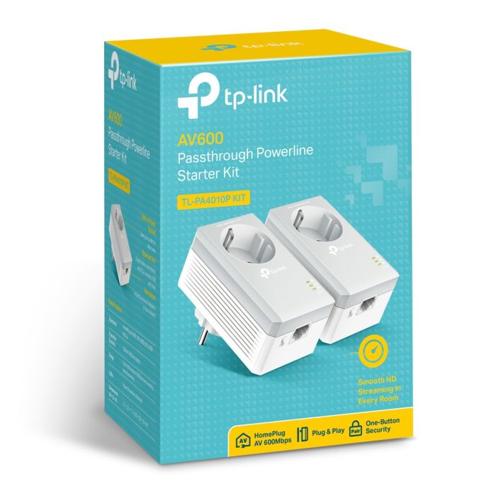TP-LINK TL-PA4010P KIT AV600 Powerline Adapter z vtičnico - slika 2