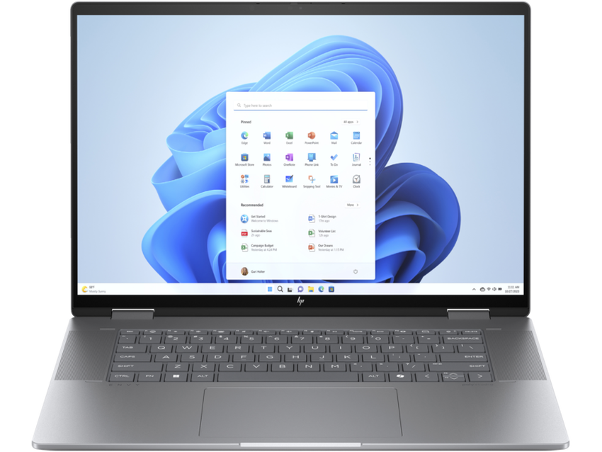 AMD Ryzen R7 8840HS (3,3 GHz), 16 GB DDR5-6400 (soldered/non upgradable), 40,6 cm (16,0″) WUXGA 2K (1920x1200) Multi-Touch IPS LED, SSD 1 TB PCIe NVMe, AMD Radeon Graphics (IGP), HDMI 2.1, 2x USB-C 3.2 Gen2 (10Gbps - DP Alt Mode), 2x USB-A 3.2 Gen1 (5Gbps), Wi-Fi, Bluetooth, Webcam, Backlit Kbd., Microsoft Windows 11 Home (64-bit)