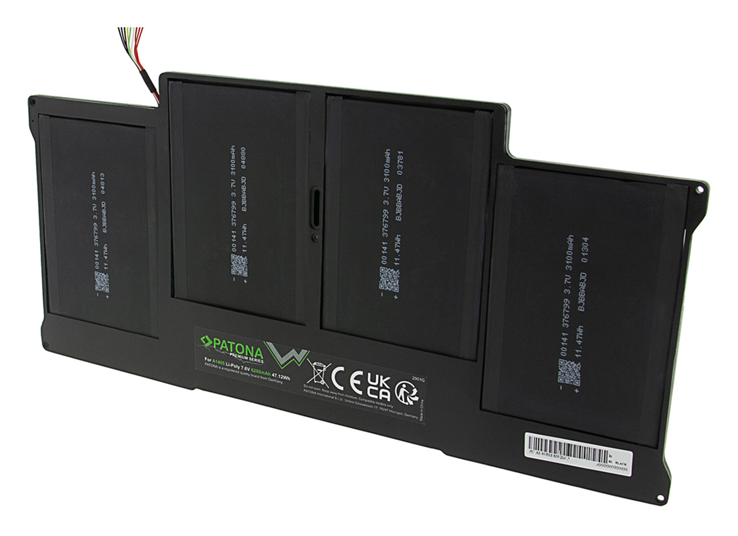 Baterija za Apple MacBook Air 13" A1369 / A1466, 6200 mAh - slika 2