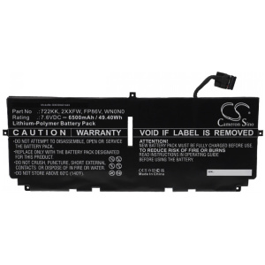 Baterija za Dell XPS 13 9310 / 13 9380, 6500 mAh