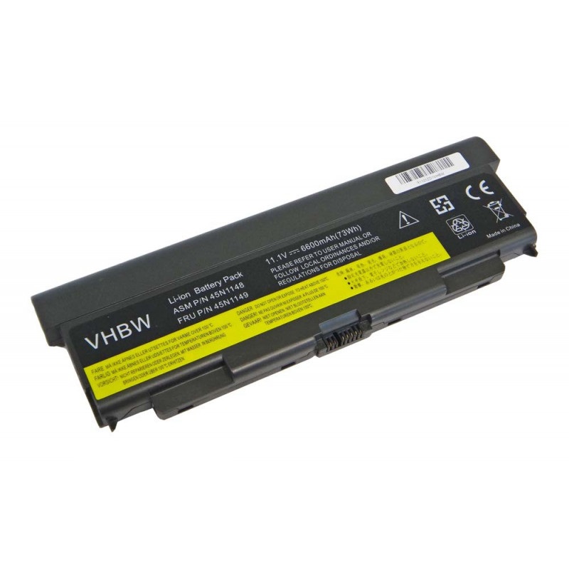 Baterija za Lenovo Thinkpad L440 / L540 / T440p / T540p / W540, 6600 mAh, Tip 1