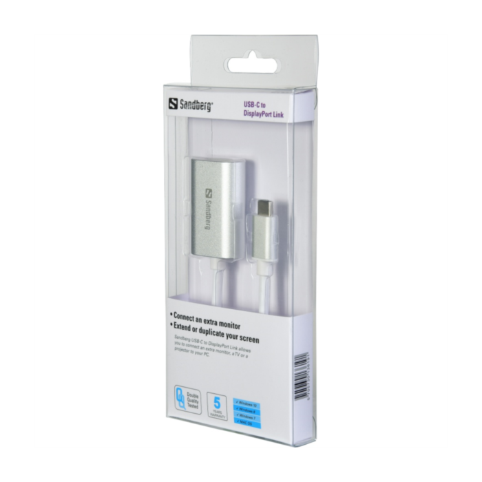 Sandberg USB-C na DisplayPort adapter - slika 2