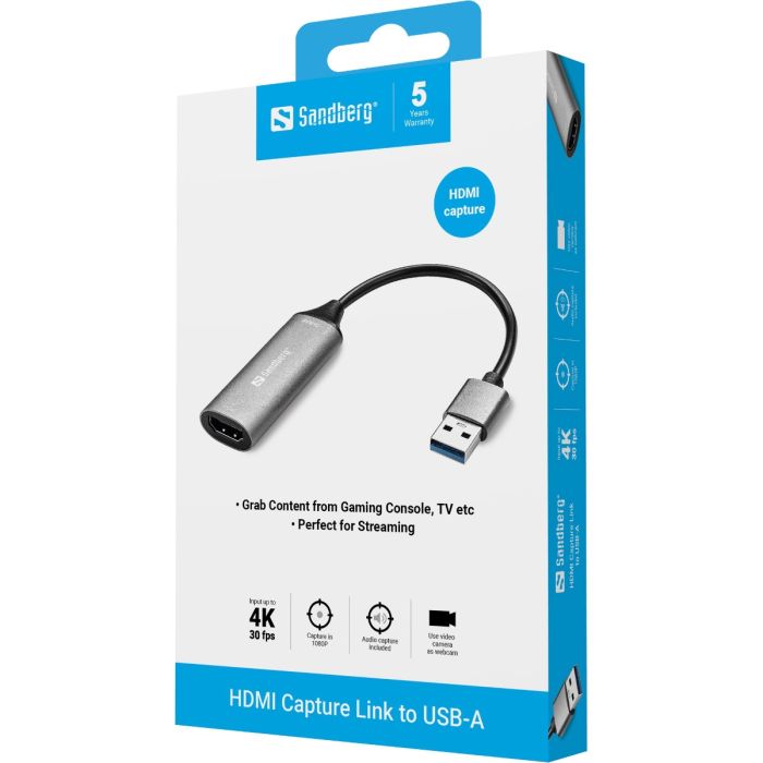 Sandberg HDMI Capture Link to USB-A video pretvornik - slika 3