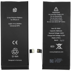 Baterija za Apple iPhone 8, 1821 mAh, vključen trak za pritrditev