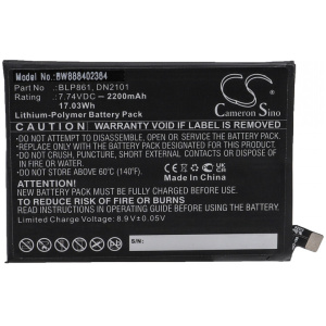 Baterija za OnePlus Nord 2 5G / Nord 2T, BLP861, 2200 mAh