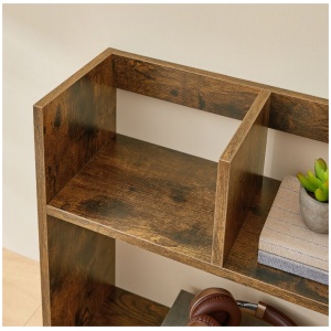 VASAGLE omara ali regal s 6 policami rustikalna rjava