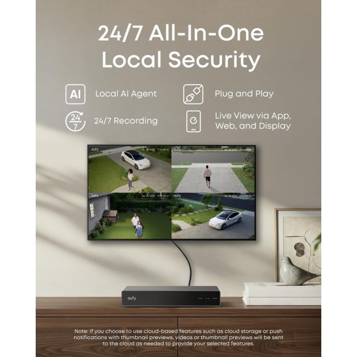 Anker Eufy Security PoE NVR nadzorni sistem S4 (2x eufy E41 + 2x eufy S4) - slika 4