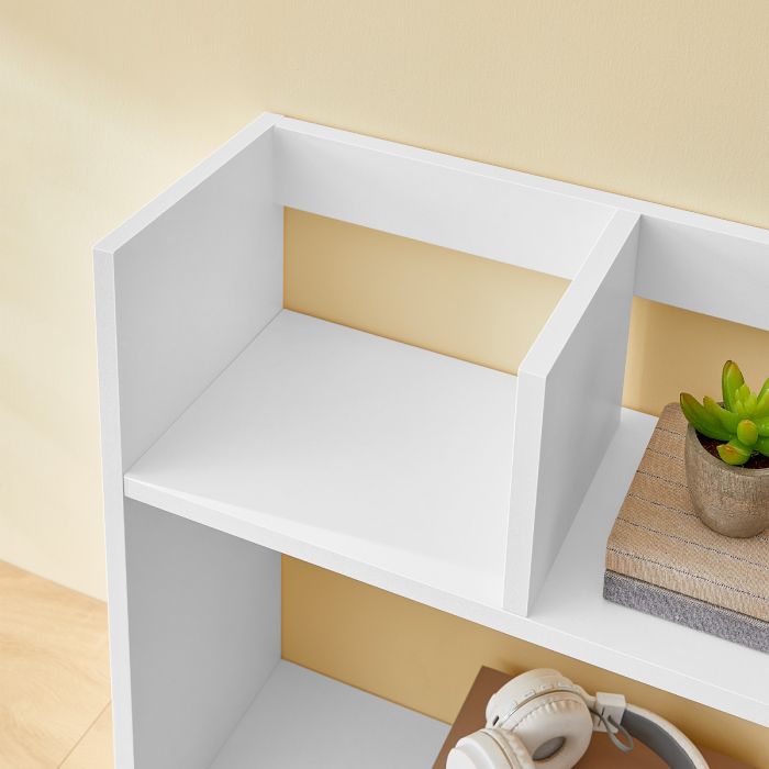 VASAGLE omara ali regal s 6 policami bela - slika 4