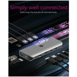 Icybox IB-DK4061-CPD 12v1 USB Type-C priklopna postaja za prenosnike s Power Delivery do 100W