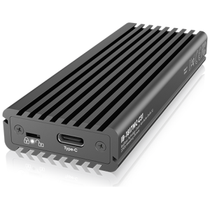 IcyBox IB-1817MC-C31 USB-C 3.1 ohišje za M.2 NVMe in SATA SSD ter zaščito pred pisanjem