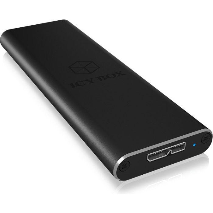 IcyBox IB-183M2 ohišje za 1x M.2 SATA SSD z vmesnikom USB 3.0 - slika 3