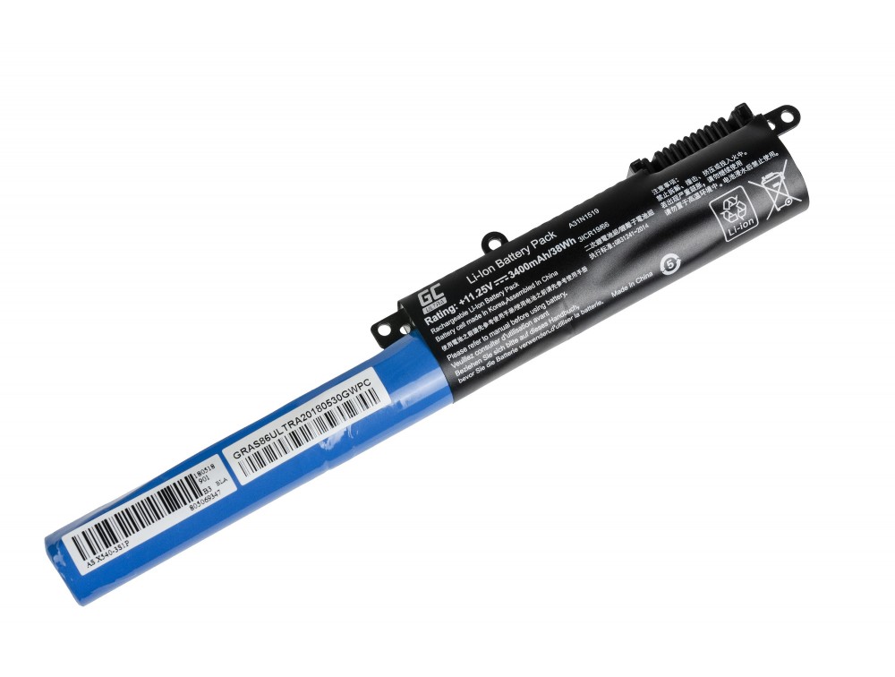 Baterija za Asus X540L / X540LA / X540LJ, 3400 mAh