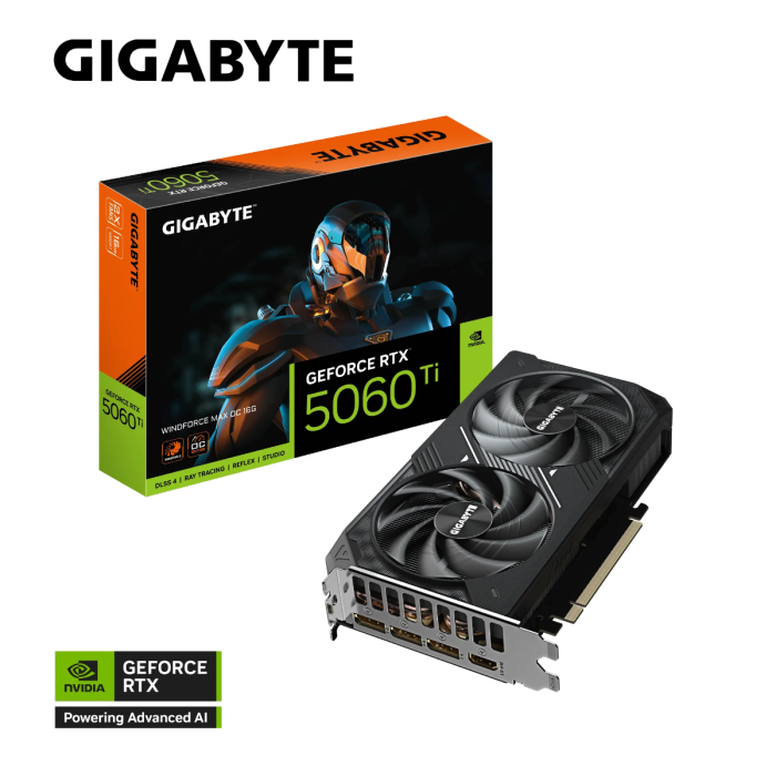 Grafična kartica GIGABYTE GeForce RTX 5060 Ti Windforce MAX OC 16G