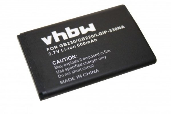 Opis:Nadomestna baterija je izdelana po zasnovi in tehnologiji nemškega proizvajalca VHBW, kar zagotavlja odlično kvalitetoNajsodobnejša tehnologija omogoča veliko ciklov polnjenja in praznjenjaLi-Ion celice so prijazne okolju, obenem pa zagotavljajo delovanje brez spominskega učinkaTermično stikalo ščiti baterijske celice pred pregrevanjem, prenapolnitvijo in kratkim stikomVisoka kapaciteta baterije, podaljšan čas delovanja pri mirovanju naprave, zelo počasno samopraznjenje100% kompatibilnost z originalno baterijoBaterijo polnimo z originalnim ali nadomestnim polnilcemCertifikati CE in ROHSOriginalne oznake:LGIP-330NAPrimerno za:LG:GB230, 330NA, GB220Lastnosti:Proizvajalec: VHBWVrsta: Li-IonNapetost: 3,7 VKapaciteta: 600 mAh (2,22 Wh)