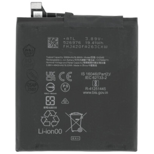 <b>Opis:</b><br><ul><li>Nadomestna baterija je izdelana po zasnovi in tehnologiji nemškega proizvajalca MPS, kar zagotavlja odlično kvaliteto<br></li><li>Najsodobnejša tehnologija omogoča veliko ciklov polnjenja in praznjenja<br></li><li>Li-Polymer celice so prijazne okolju, obenem pa zagotavljajo delovanje brez spominskega učinka<br></li><li>Termično stikalo ščiti baterijske celice pred pregrevanjem, prenapolnitvijo in kratkim stikom<br></li><li>Visoka kapaciteta baterije, podaljšan čas delovanja pri mirovanju naprave, zelo počasno samopraznjenje<br></li><li>100% kompatibilnost z originalno baterijo</li><li>Baterijo polnimo z originalnim ali nadomestnim polnilcem</li><li>Certifikati CE in ROHS</li></ul><br><br><p><b>Originalne oznake:</b></p><ul><li>GH2MB</li></ul><br><br><p><b>Primerno za:</b></p><p>Google:</p><ul><li>Pixel 9 Pro XL, GGX8B, GZC4K, GQ57S</li></ul><br><b>Lastnosti:</b><ul><li>Proizvajalec: MPS</li><li>Vrsta: Li-Polymer</li><li>Napetost: 3,89 V</li><li>Kapaciteta: 5.060 mAh (19,68 Wh)</li></ul><br>