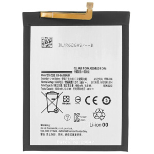 <b>Opis:</b><br><ul><li>Nadomestna baterija je izdelana po zasnovi in tehnologiji nemškega proizvajalca MPS, kar zagotavlja odlično kvaliteto</li><li>Najsodobnejša tehnologija omogoča veliko ciklov polnjenja in praznjenja<br></li><li>Li-Polymer celice so prijazne okolju, obenem pa zagotavljajo delovanje brez spominskega učinka<br></li><li>Termično stikalo ščiti baterijske celice pred pregrevanjem, prenapolnitvijo in kratkim stikom<br></li><li>Visoka kapaciteta baterije, podaljšan čas delovanja pri mirovanju naprave, zelo počasno samopraznjenje</li><li>100% kompatibilnost z originalno baterijo</li><li>Baterijo polnimo z originalnim ali nadomestnim polnilcem</li><li>Certifikati CE in ROHS</li></ul><br><br><p><b>Originalne oznake:</b></p><ul><li>EB-BA336ABY</li></ul><br><br><p><b>Primerno za:</b></p><p>Samsung:</p><ul><li>Galaxy A33 5G, Galaxy A53 5G, SM-A536, SM-A336</li></ul><br><b>Lastnosti:</b><ul><li>Proizvajalec: MPS</li><li>Vrsta: Li-Polymer</li><li>Napetost: 3,88 V</li><li>Kapaciteta: 5.000 mAh (19,40 Wh)</li></ul><br>