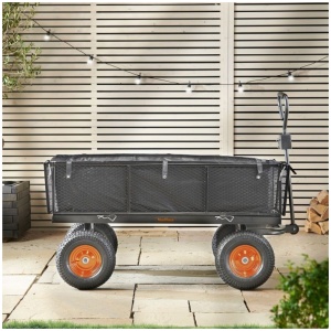 VonHaus vrtni voziček, mrežasti - slika 2