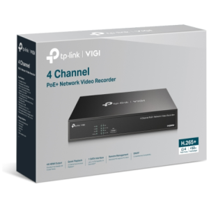 TP-LINK VIGI 4-kanalni PoE+ mrežni video snemalnik 24/7