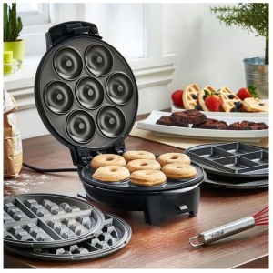 VonShef 3v1 aparat za pripravo vafljev, krofov in brownijev | E-specialisti.si