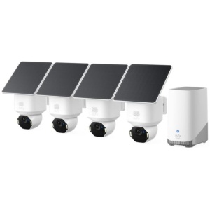 Anker Eufy Security SoloCam E42 komplet 4 kamer + HomeBase 3 baza + 4 solarni paneli | E-specialisti.si
