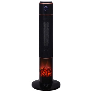 SHE PTC keramični ventilatorski grelnik z vizualnim učinkom ognja  2000W | E-specialisti.si