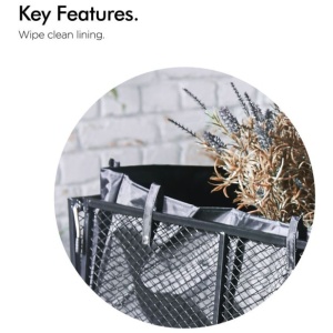 VonHaus vrtni voziček, mrežasti - slika 4