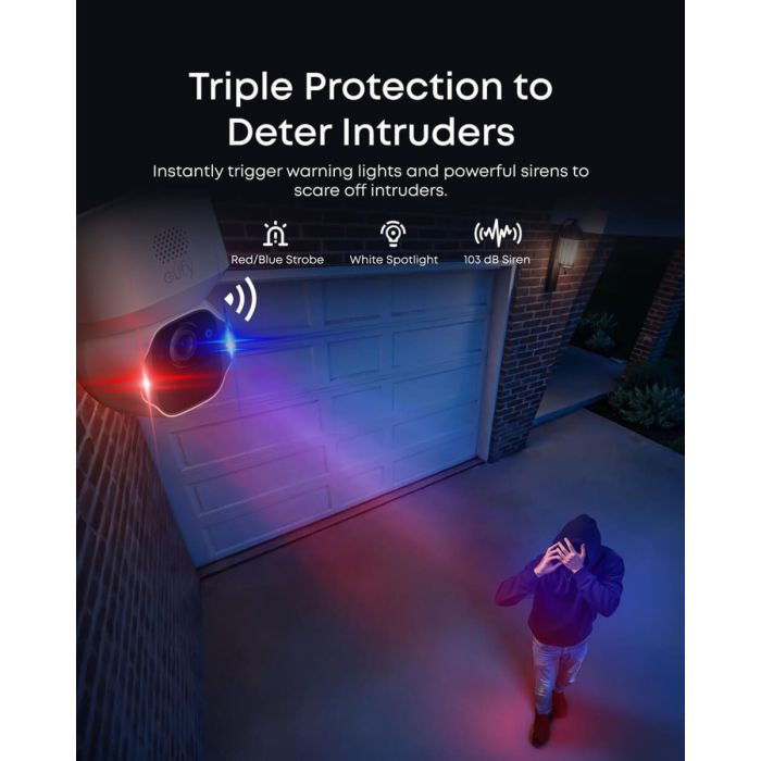 Anker Eufy Security SoloCam E42 komplet 2 kamer + HomeBase 3 baza + 2 solarna panela - slika 4