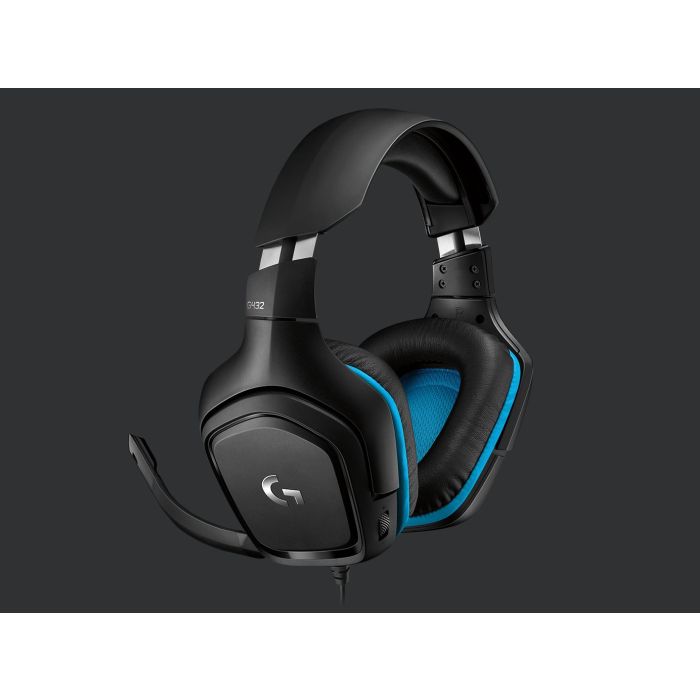 Logitech slušalke gaming USB G432 7.1 Leatherette Modre - slika 2
