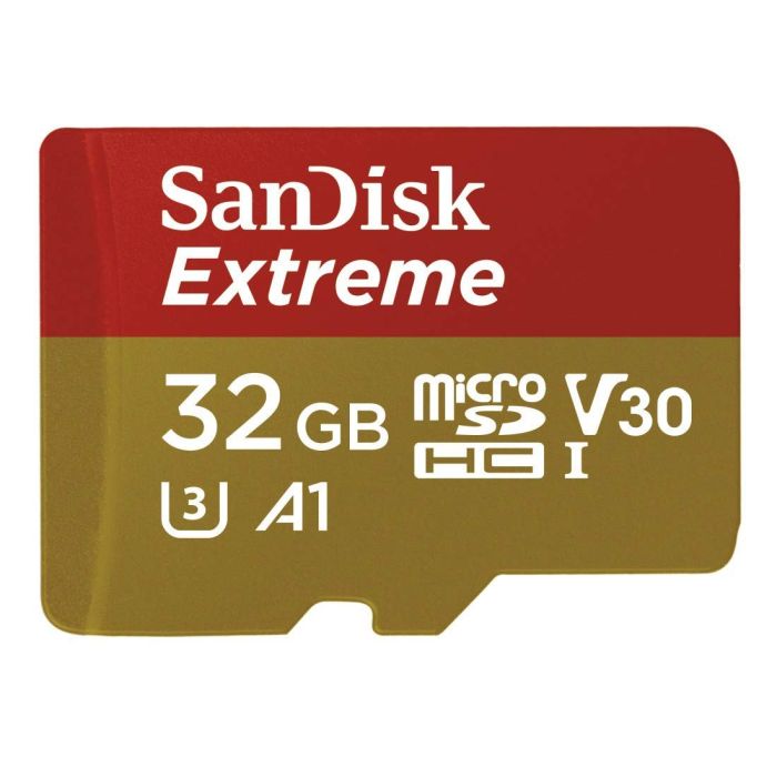 SanDisk 32GB Extreme Micro SDHC A1 CL10 V30 UHS-I U3 100MB/s Mobile spominska kartica + adapter - slika 3
