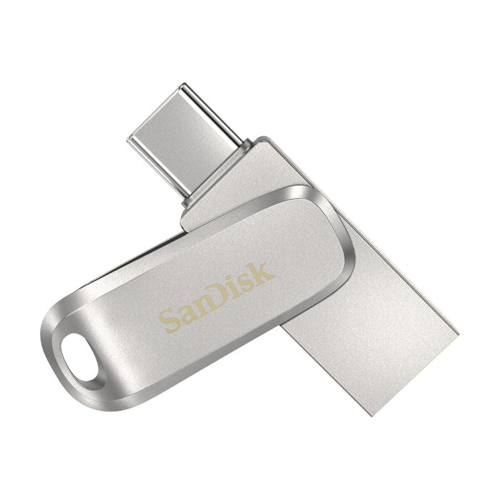 SanDisk Ultra Dual Drive Luxe USB Type-C 128GB 400MB/s USB 3.2 Gen 1, srebrn - slika 4