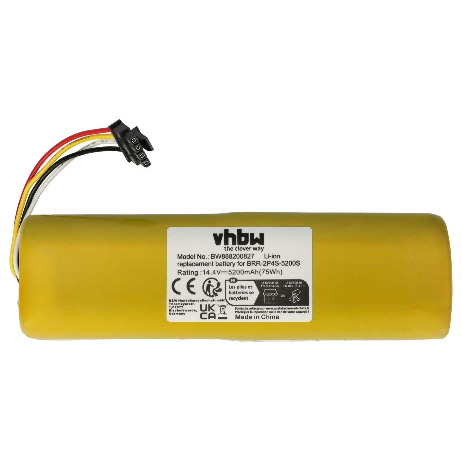 Baterija za Xiaomi Roborock S50 / S60 / Dreame D9 / D10, 5200 mAh - slika 4