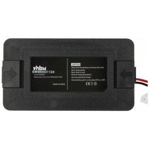 <br><b>Opis:</b><br><ul><li>Baterija za robotske sesalnike Rowenta</li><li>Nadomestna baterija je izdelana po zasnovi in tehnologiji nemškega proizvajalca VHBW, kar zagotavlja odlično kvaliteto<br></li><li>Najsodobnejša tehnologija omogoča veliko ciklov polnjenja in praznjenja<br></li><li>Li-Ion celice so prijazne okolju, obenem pa zagotavljajo delovanje brez spominskega učinka<br></li><li>Termično stikalo ščiti baterijske celice pred pregrevanjem, prenapolnitvijo in kratkim stikom<br></li><li>Visoka kapaciteta baterije, podaljšan čas delovanja pri mirovanju naprave, zelo počasno samopraznjenje<br></li><li>100% kompatibilnost z originalno baterijo</li><li>Baterijo polnimo z originalnim ali nadomestnim polnilcem</li><li>Certifikati CE in ROHS</li></ul><br><br><p><b>Originalne oznake:</b><br></p><ul><li>RS-RT900866</li><li>900866<br></li></ul><br><p><b>Primerno za:</b></p><p>Rowenta:<br></p><ul><li>Explorer 20, Explorer 20 RR682, Explorer 20 RR687, Explorer 40, Explorer 40 R727, Explorer 40 RR724, Explorer 40 RR725, Explorer 40 RR726, Explorer 60, Explorer 60 RR742, Explorer 60 RR744, Explorer 60 RR745<br></li><li>Smart Force Essential, Smart Force Essential RR692, Smart Force Essential RR693, Smart Force Essential RR694, Smart Force Essential RR697</li><li>RR6825, RR6871, RR6875, RR6925, RR6926, RR6927, RR6933, RR6943, RR6971, RR6976, RR7245, RR7255, RR7267, RR7275, RR7427, RR7447, RR7455, RR6825WH/NS0, RR6871WH/NS0, RR6875WH/NS0, RR6925WH/NS0, RR6926WH/NS0, RR6927WH/NS0, RR6933WH/NS0, RR6943WH/NS0, RR6971WH/NS0, RR6976WH/NS0, RR7245WH/NS0, RR7255WH/NS0, RR7267WH/NS0, RR7275WH/NS0, RR7375WH, RR7427WH/NS0, RR7447WH/NS0, RR7455WH/NS0, RR8277, RR8277WH</li></ul><br>Tefal:<br><ul><li>RG6825, RG6871, RG6875, RG6971, RG7267, RG7275, RG7447, RG7455, RG6825WH/NS0, RG6871WH/NS0, RG6875WH/NS0, RG6971KO/NS0</li></ul><br><br><br><b>Lastnosti:</b><ul><li>Proizvajalec: VHBW</li><li>Vrsta: Li-Ion</li><li>Napetost: 14,4 V</li><li>Kapaciteta: 3.000 mAh (34,20 Wh)</li></ul><br>