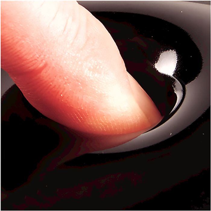 Fellowes Crystal Gel mini počivalo za zapestje, črna - slika 3