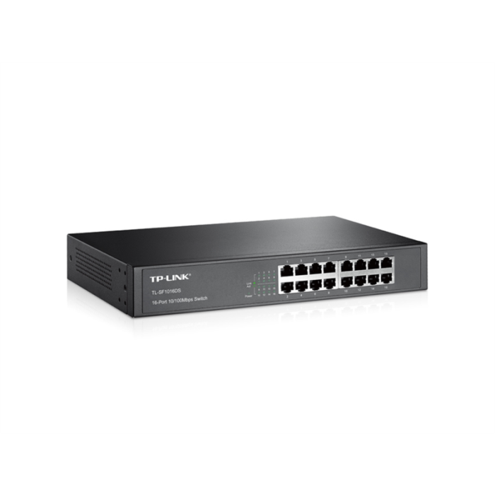 TP-LINK TL-SF1016DS 16 Port 100Mbps Rackmount mrežno stikalo / switch - slika 2