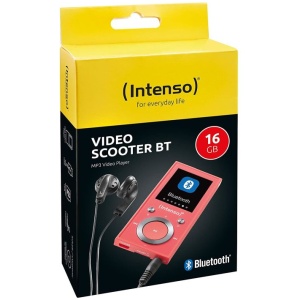 Intenso MP3 predvajalnik Video Scooter BT 16GB - roza